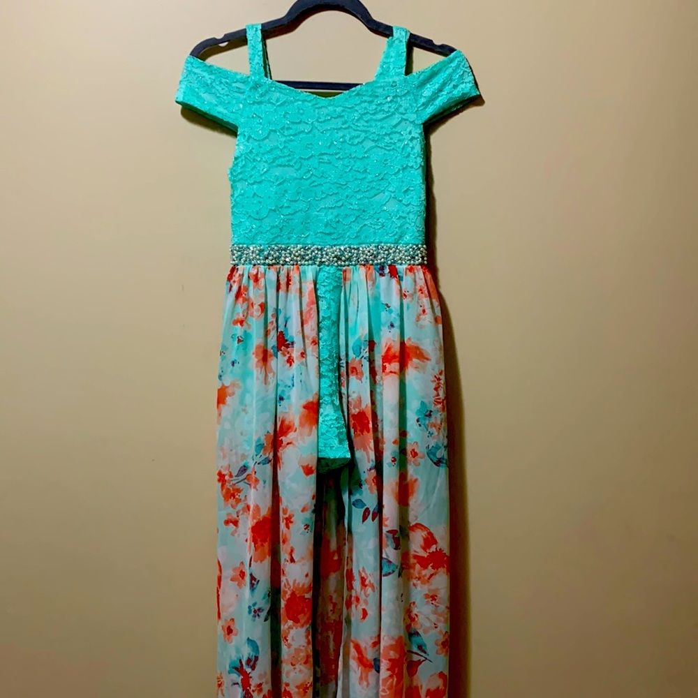 Speechless Kids Floral Maxi Romper